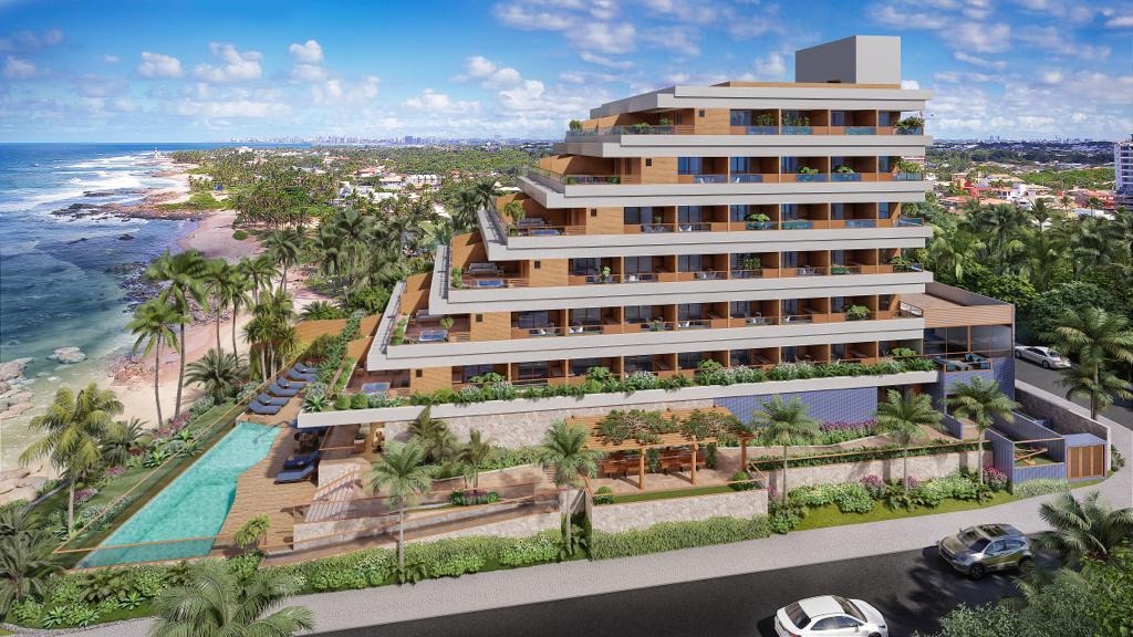 Vista aérea do Azure Beach Living